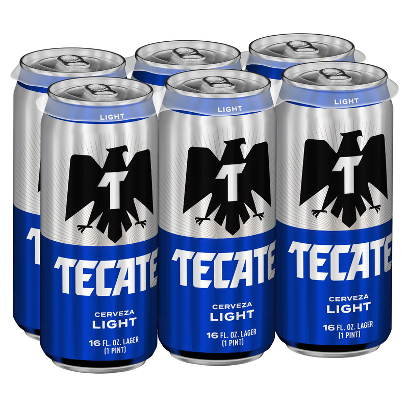 Tecate Light 6 Pack Can