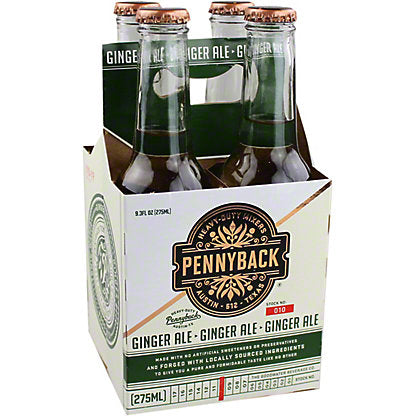 Pennyback Ginger Ale 4pk