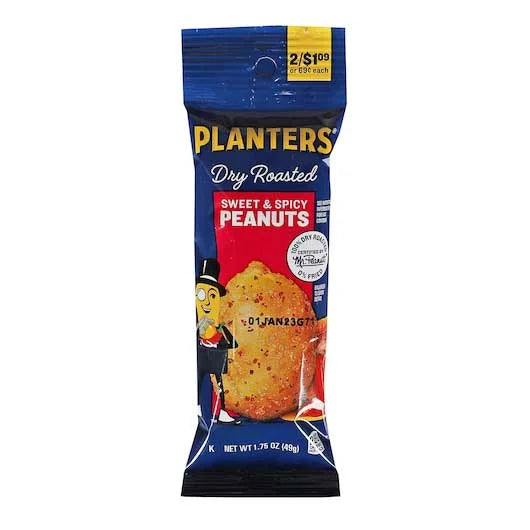 Planters Sweet & Spicy Peanuts 1.75 oz