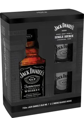 Jack Daniel Whiskey 750 ml GiftSet