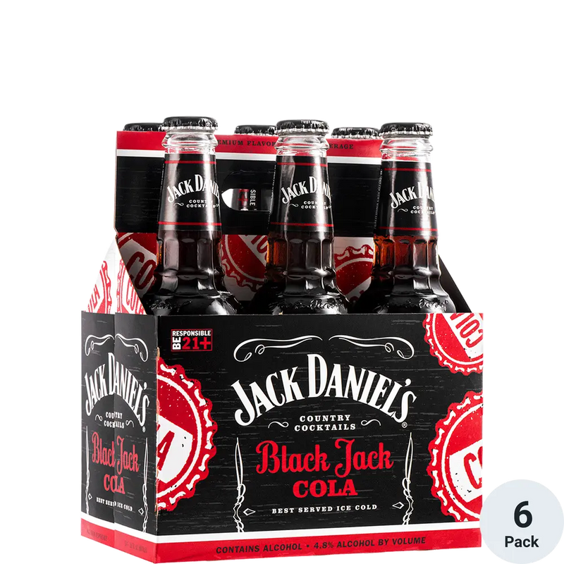 Jack Daniels Black Jack Cola 6 Pack