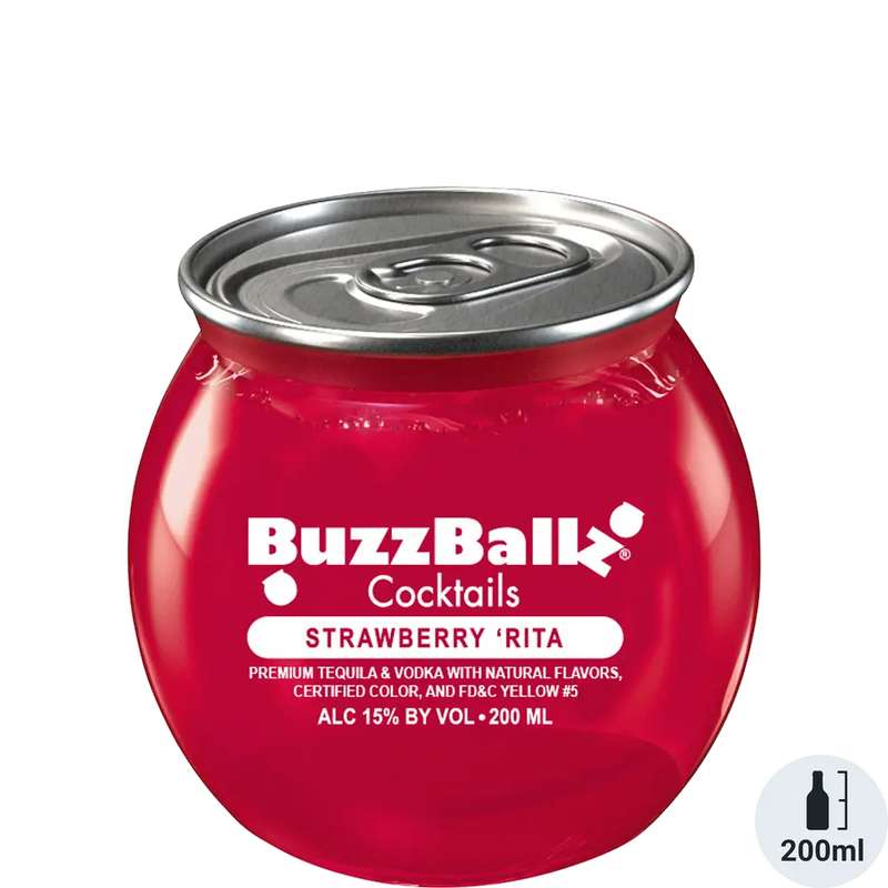 BuzzBallz Strawberry Rita 187 ml
