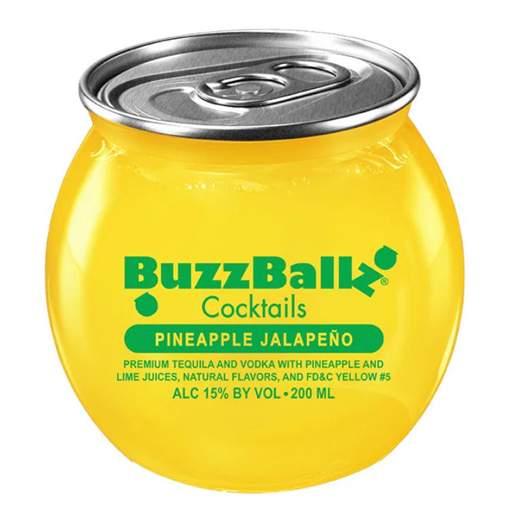 Buzzballz Pineapple Jalapeno 187 ml