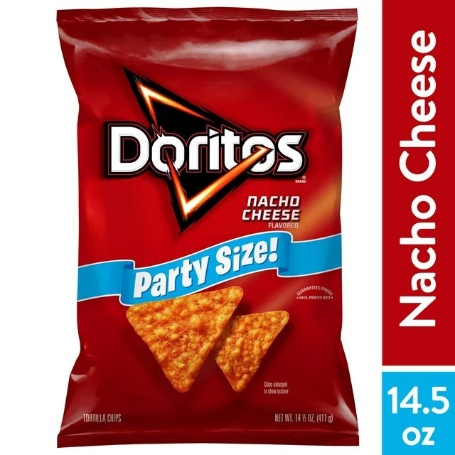 Doritos Nacho Cheese Party Size 14.5 oz