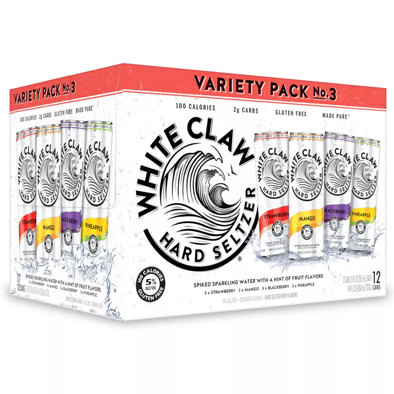 White Claw No 3 Flavor 12 Pack