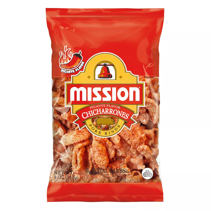 Mission Chicharrones Picante 4 oz