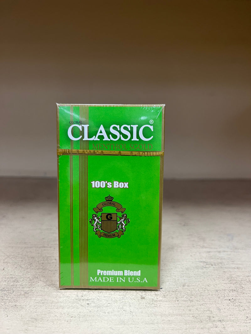 Classic Menthol Gold 100 Box