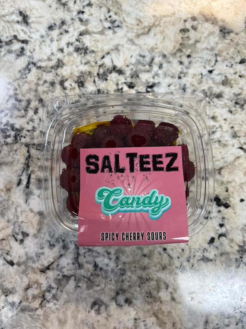Salteez Candy Spicy Cherry Sours 6oz