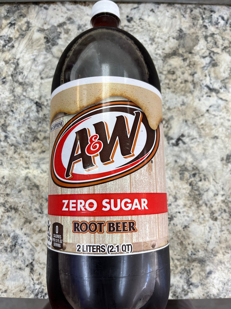 A&W Zero Sugar Root Beer 2 L