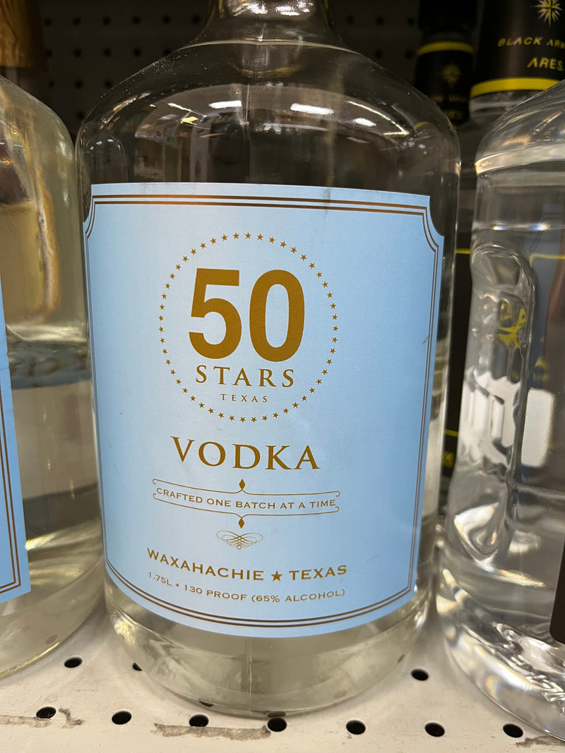 50 Stars Vodka 130 Proof 1.75 L