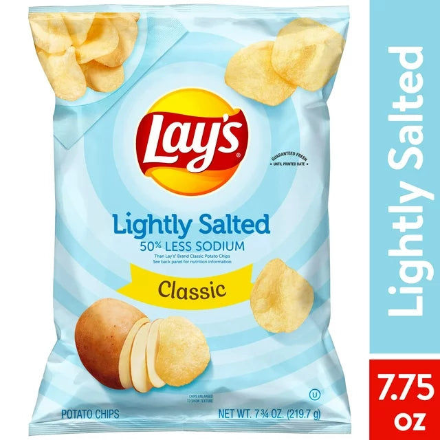 Lays Lightly Salted Chips 7.75 oz