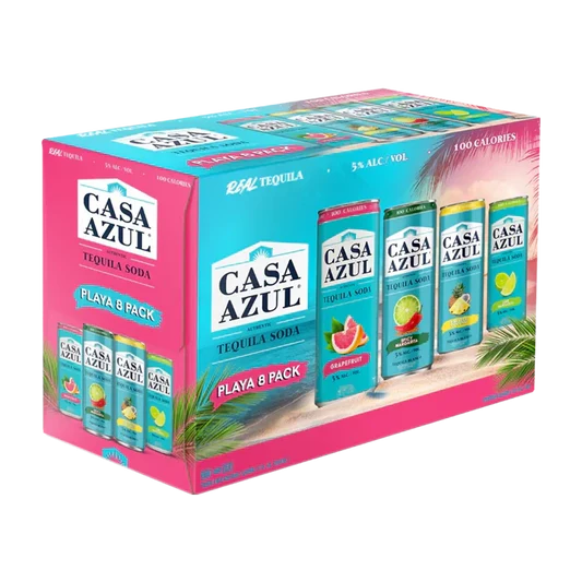 Casa Azul Teq Soda Playa 8 Pk