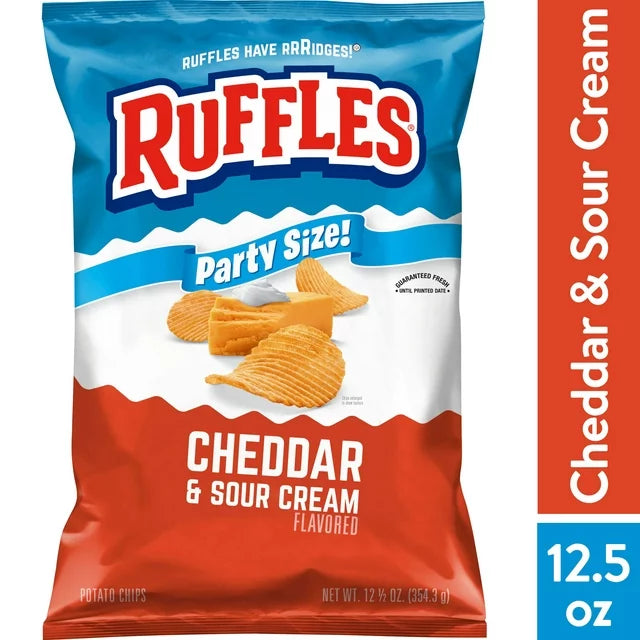 Ruffle Cheddar & Sour Cream 12.5 oz