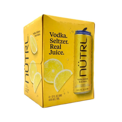 NUTRL Seltzer Lemonade 4pk