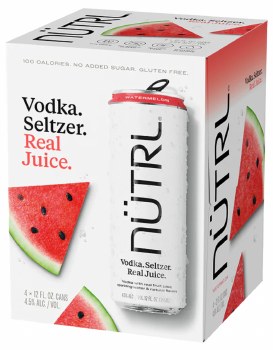 NUTRL Seltzer Watermelon 4pk