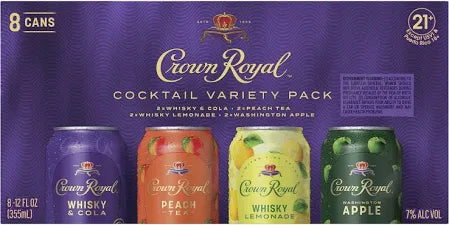 Crown Royal Cocktail Variety 8pk Can