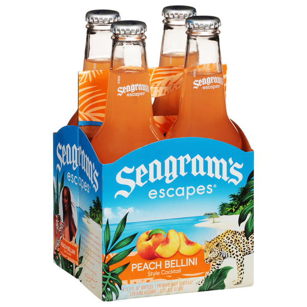 Seagrams Peach 4 Pack