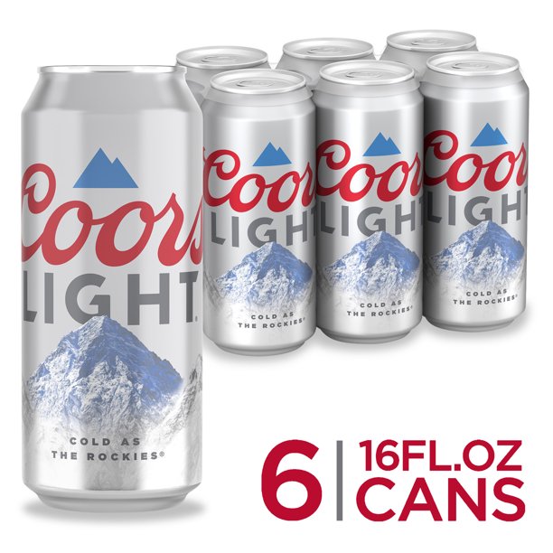 Cool Light 6 Pack 16oz Can