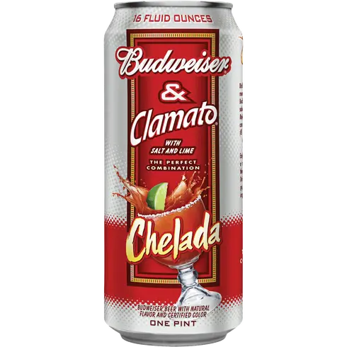 Budweiser Chelada Clamato 25oz Can