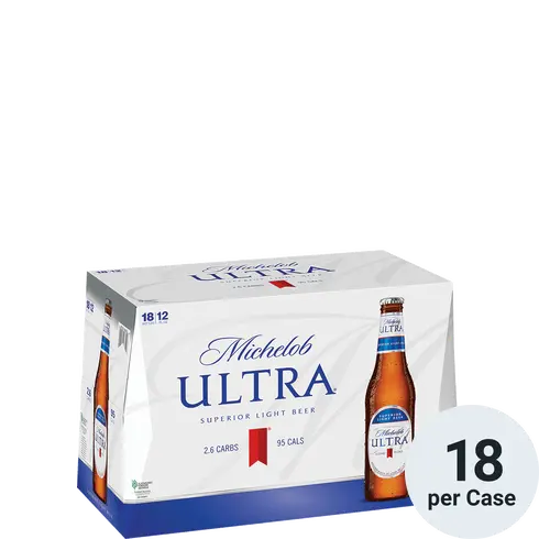 Michelob Ultra 18 Pack 12oz Bottle