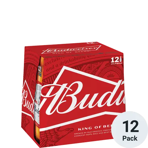 Budweiser 12 Pack 12oz Bottle