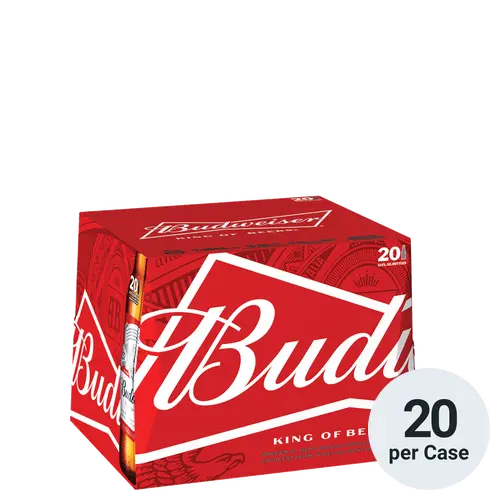 Budweiser 20 Pk 12oz Bottles
