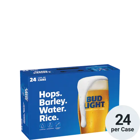 Bud Light 24 Pack 12oz Can