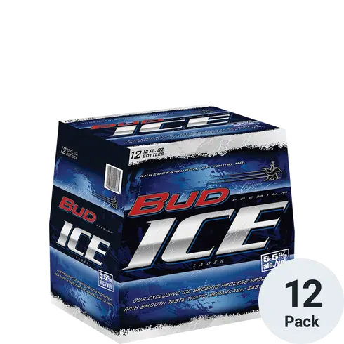 Bud Ice 12 Pack 12oz Bottle
