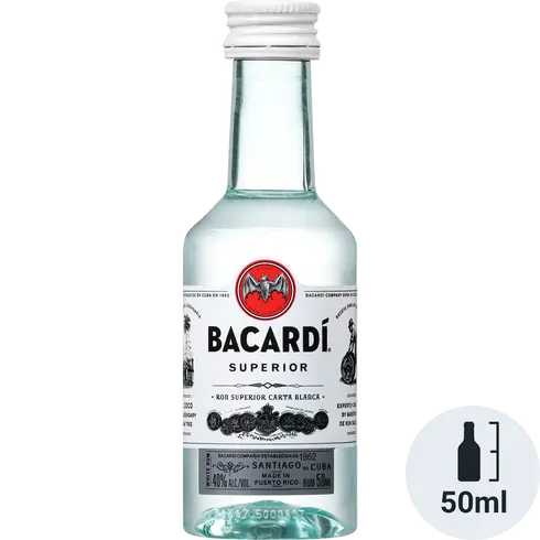 Bacardi Silver Rum 50 ml