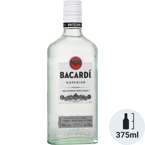 Bacardi Silver Rum 375 ml