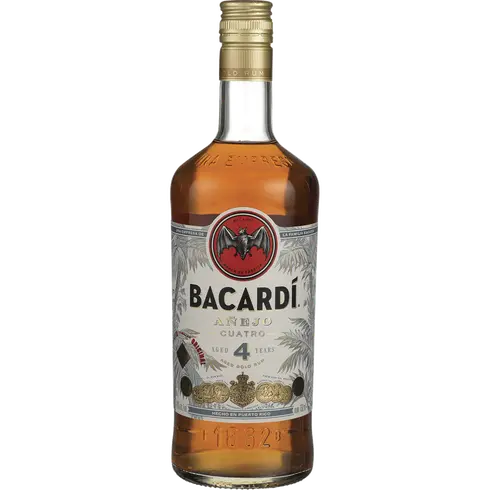 Bacardi Anejo Cuatro 4 Year Rum 750 ml