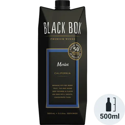 Black Box Merlot Wine 500 ml