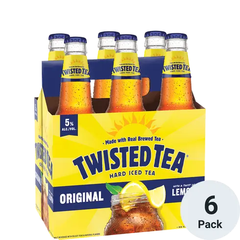 Twisted Tea Original Lemon 6 Pack Bottle