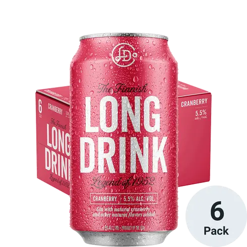 Long Drink Cranberry 6 Pack