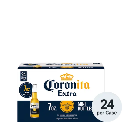Corona Extra 24 Pack 7oz Mini Bottle