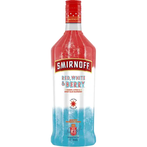 Smirnoff Red White & Berry Vodka 1.75 L