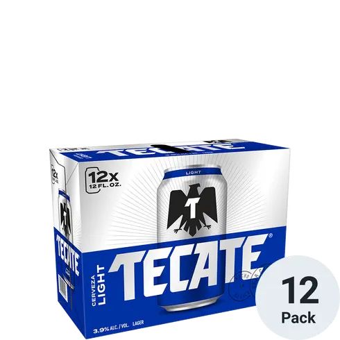 Tecate Light 12 Pack 12oz Can