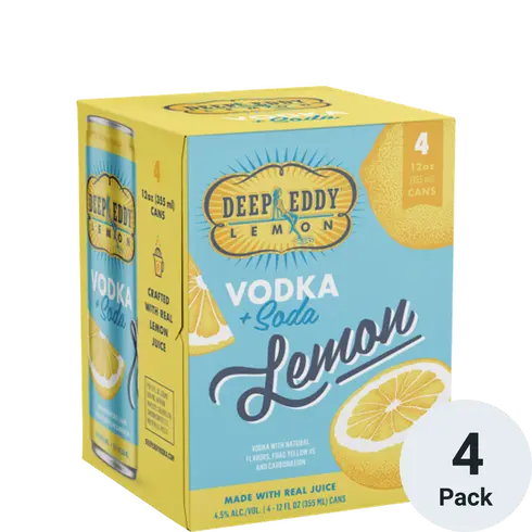 Deep Eddy Lemon 12oz 4pk Can