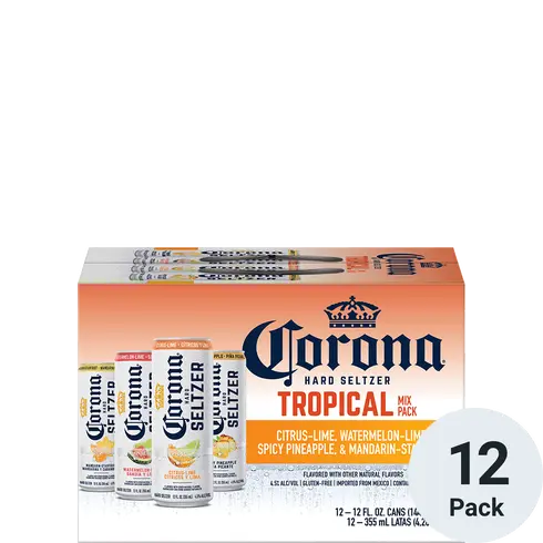 Corona Seltz Tropical 12 Pack 12 Oz Can