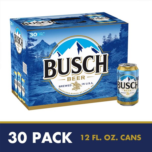 Busch 30 Pack 12oz Can
