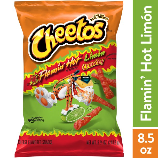 Cheetos Flamin Hot Limon Crunchy 8.5 oz