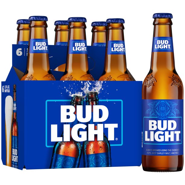 Bud Light 6 Pack 12oz Bottles
