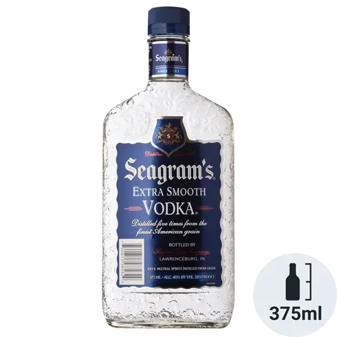 Seagrams Extra Smooth Vodka 375 ml