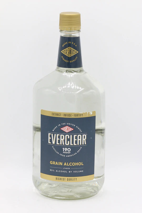 Everclear 190 Proof Grain Alcohol 1.75L