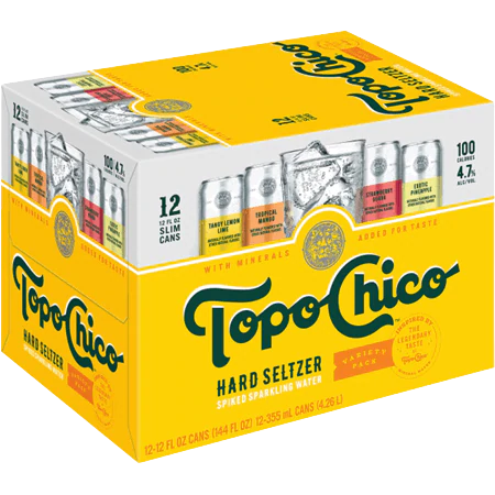 Topo Chico Seltzer 12 Pack 12 oz Can