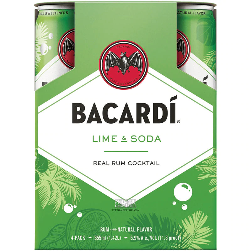 Bacardi Lime & Soda 4 Pack