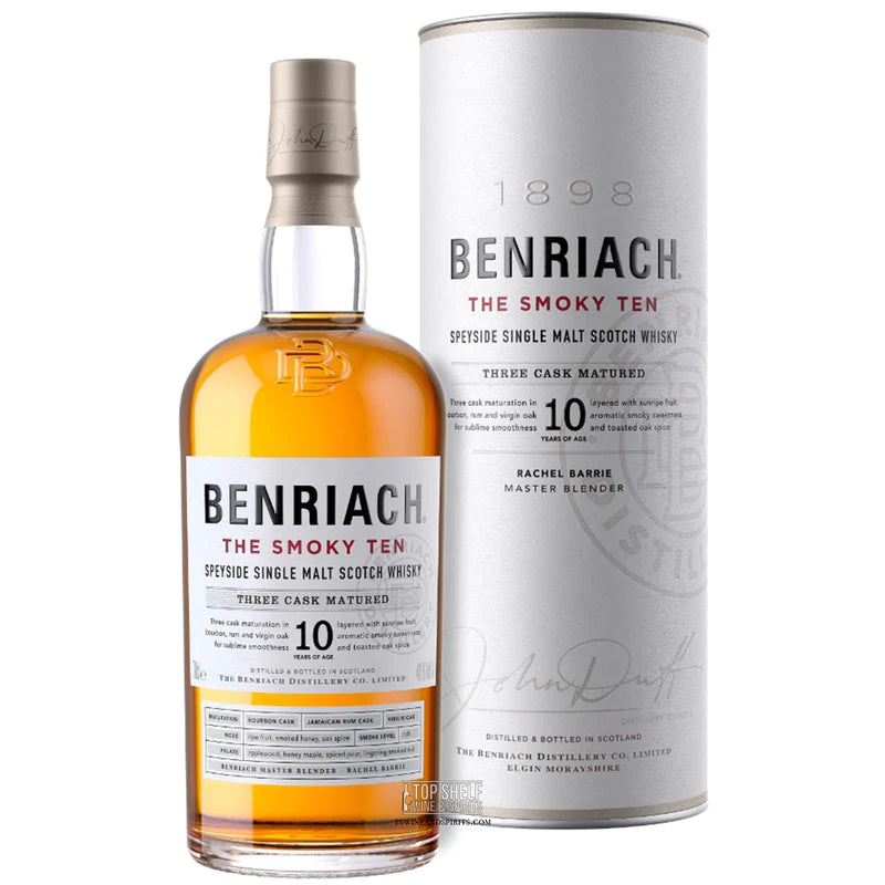 Benriach Smoky 10 Yrs Scotch Whisky 750
