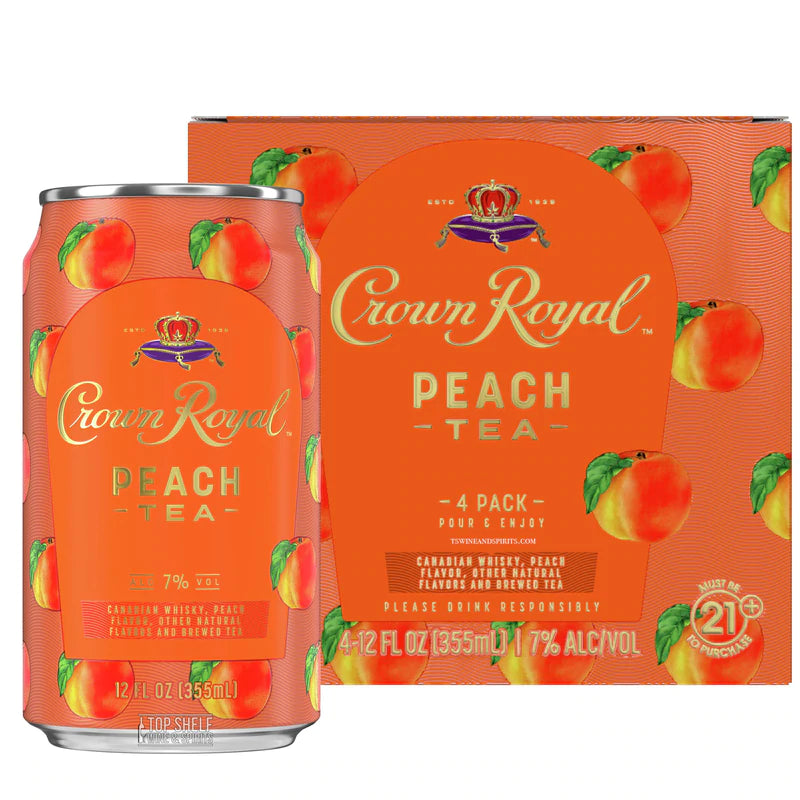 Crown Royal Peach Tea 4 Pack