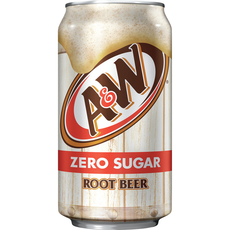A & W Cream Soda Zero Sugar 12 oz