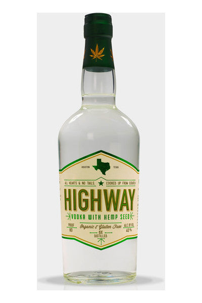 Highway Hemp Seed Vodka 750 ml